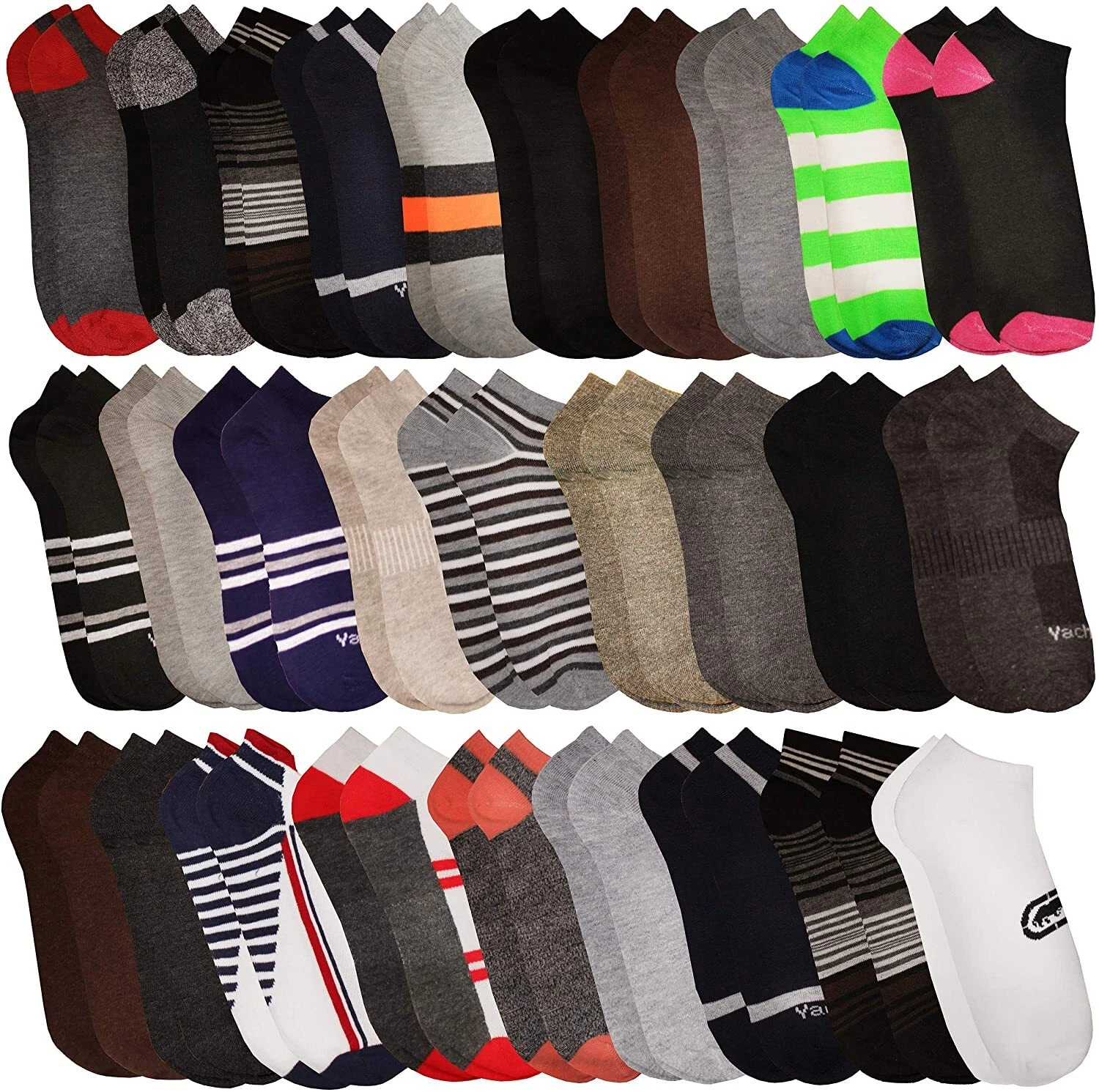 60 Pairs Kids Colorful Thin Lightweight Children's Low Cut Ankle Socks