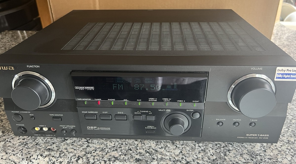 Aiwa AV-D35U Audiophile Vintage Stereo A/V Receiver | eBay