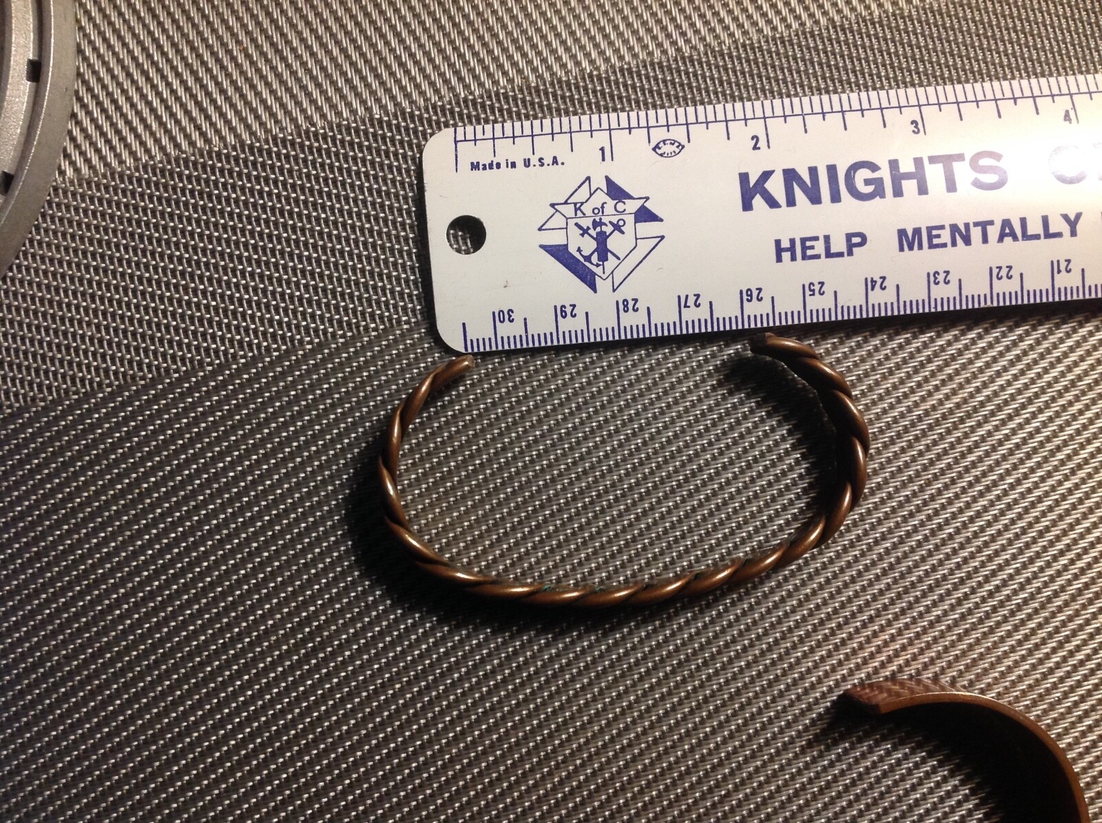 2 Bracelets vintage solid copper&Deerfield Villag… - image 5