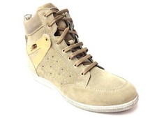 SCARPE SNEAKERS CASUAL DONNA BYBLOS SB30077B PELLE BEIGE ORIGINALE AI NEW