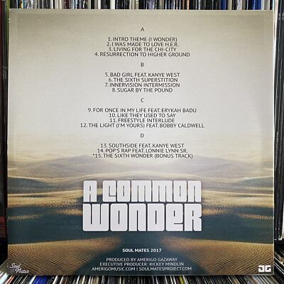 洋楽 Common Wonder / Common vs. Stevie Wonder Common & Stevie Wonder - A Common Wonder | Amerigo Gazaway (Full