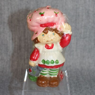 STRAWBERRY SHORTCAKE MUVA American Greetings Doll Candle Vintage 1980s Sealed