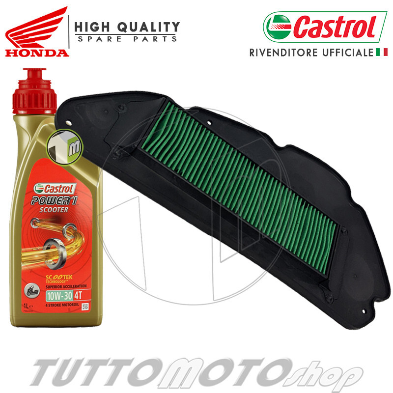 Tagliando HONDA SH 125-150 2020 2021 2022 Castrol Scooter 10W30