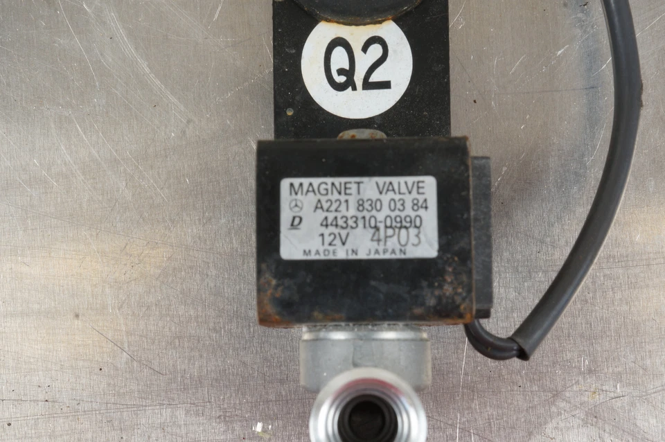 2007 - 2013 MERCEDES-BENZ W221 S63 S65 S600 S550 S450 VAVLE SOLENÓIDE AC TRASEIRO FABRICANTE DE EQUIPAMENTO ORIGINAL - Imagem 3 de 3