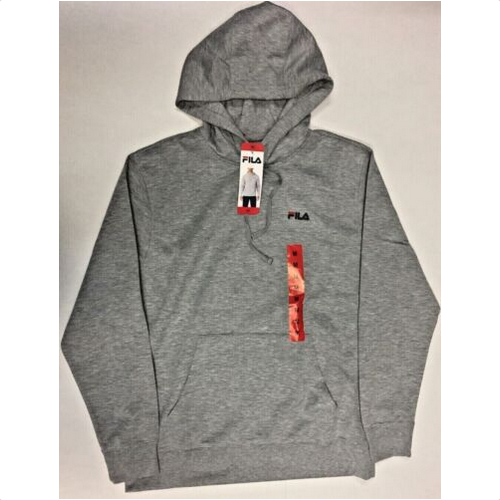 Felpa con cappuccio pullover uomo FILA grigio erica nuova con etichetta uomo taglia M Medium