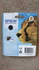 Genuine lot of EPSON T0711 T0712 T0713 T0714 (T0715) Cheetah Ink Cartridges