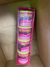 (4 Pack) California Scents Car Air Freshener Coronado Cherry COOL GEL 4.5 Oz eac