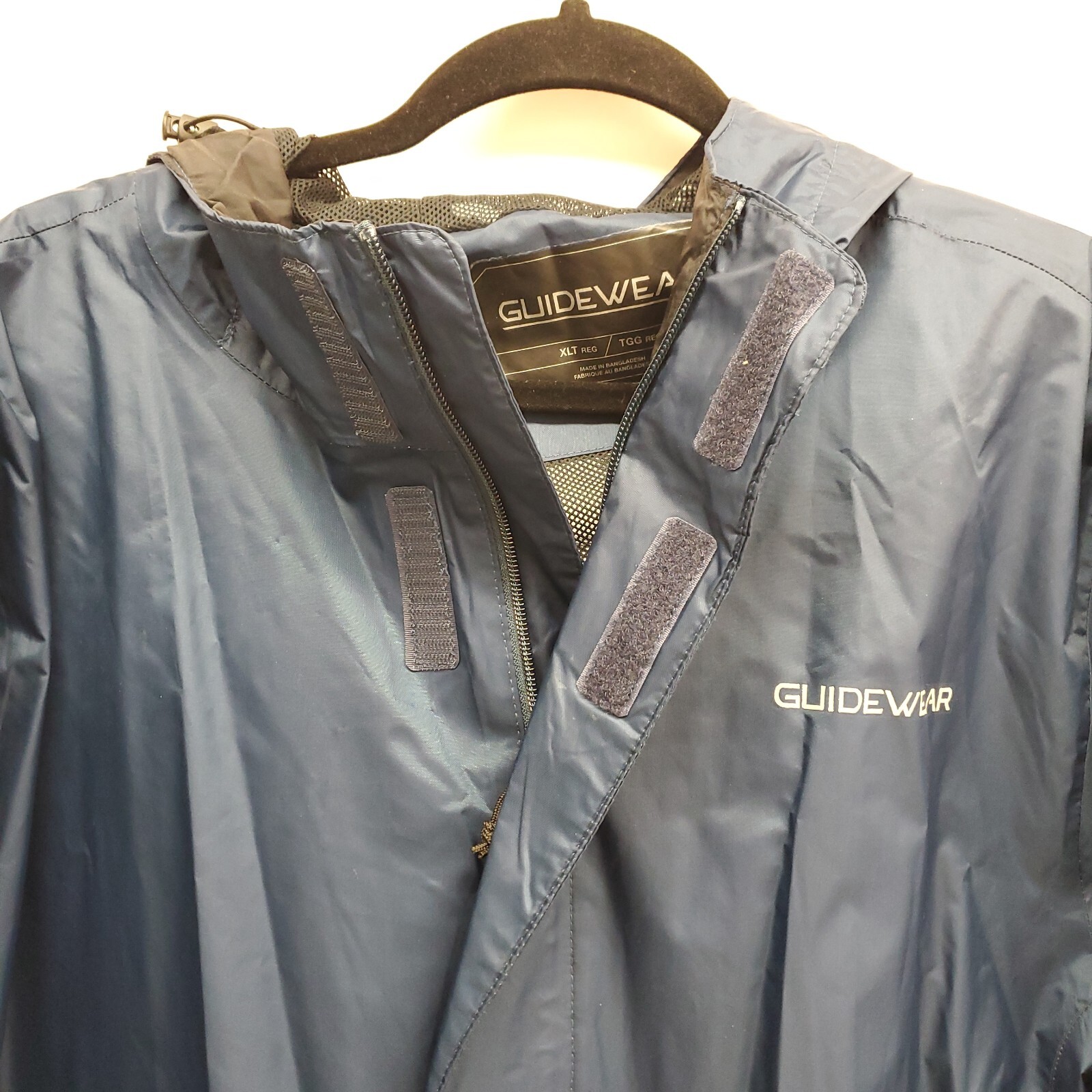 Guide Gear Cabela's Rain Jacket Black Mens Size XLT H… Gem