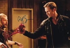 ALEXANDER SKARSGARD signed Autogramm 20x30cm TRUE BLOOD in Person autograph COA