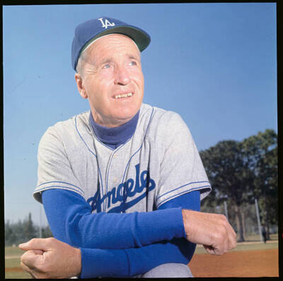 Vero Beach FL Walt Alston Manager Los Angeles Dodgers closeups - 1962 Old Photo