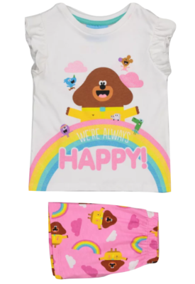 Pyjama Court Hey Duggee Pour Fille – Taille 4-5 Ans, Neuf Avec étiquettes – Idéal Cadeau Noël/anniversaire