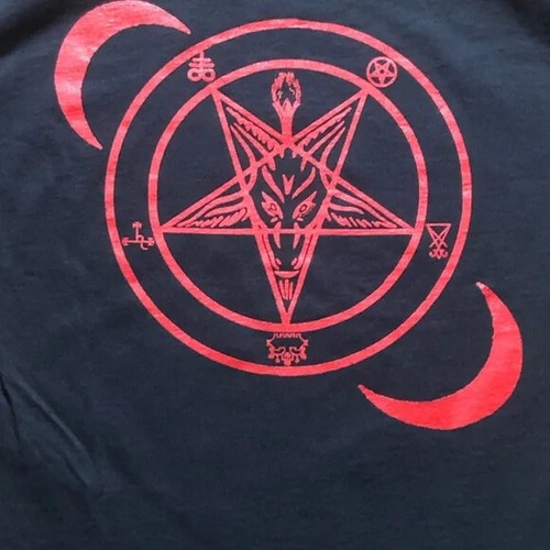 Camiseta Baphomet Solve Et Coagula S a 2XL Pentagrama Invertido Sigilo Arco a Ninguno - Imagen 3 de 6