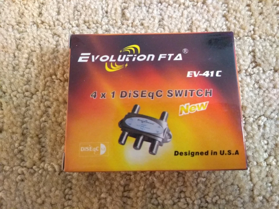 FTA  DiSEqC MULTI Switch 4X1, Evolution EV-41C  - Image 2 of 4