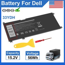 33YDH Battery For Dell Latitude 3480 3400 3500 15 3590 3580 Inspiron 7586 2-in-1