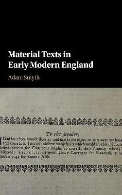 Material Texts in Early Modern England Smyth Hardback Cambridge University Press