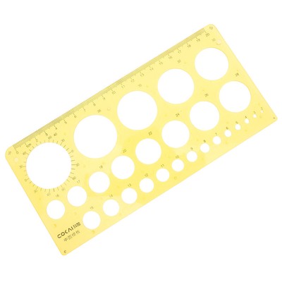 Circle Template Oval Measuring Templates Circle Guide Stencil Geometry Rulers