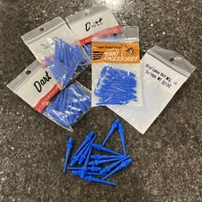 Blue 2BA Thread Soft Tip Replacement Tips Lot Of 300 Tips Dart Accessories NOS