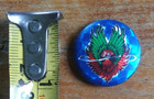 VINTAGE 80s IN THE BEGINNING Album Art Pop Rock JOURNEY Band Hologram Button Pin — photo 5