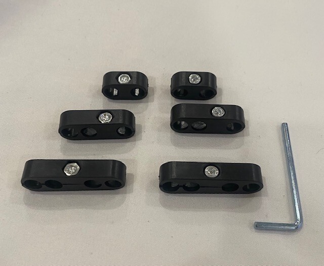 Wire Separators 7mm 8mm  Black Spark Plug Looms Dividers Chevy Ford Mopar
