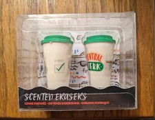 NEW Friends Central Perk Miniature Coffee Cup Scented Mini Erasers 2 Pack