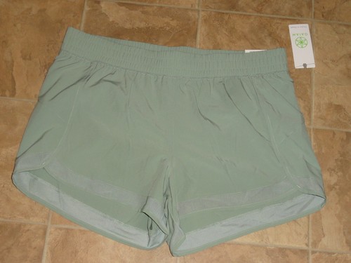 Gaiam Easy Fit Sage Green Woven Shorts 