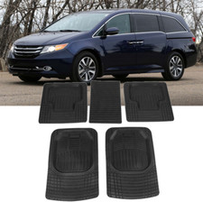5pcs Full Set Carpets Car Floor Mats Xpe Non-slip All Weather For Honda Odyssey