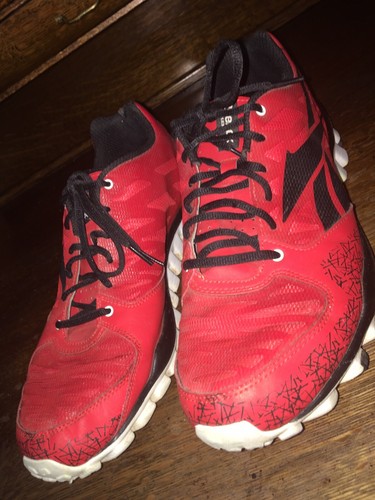 reebok realflex mens sneakers red SZ 11 
