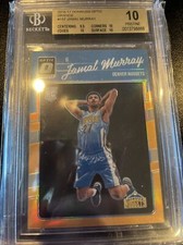 2016-17 panini optic jamal murray rc orange prizm holo BGS 10 pristine nuggets 