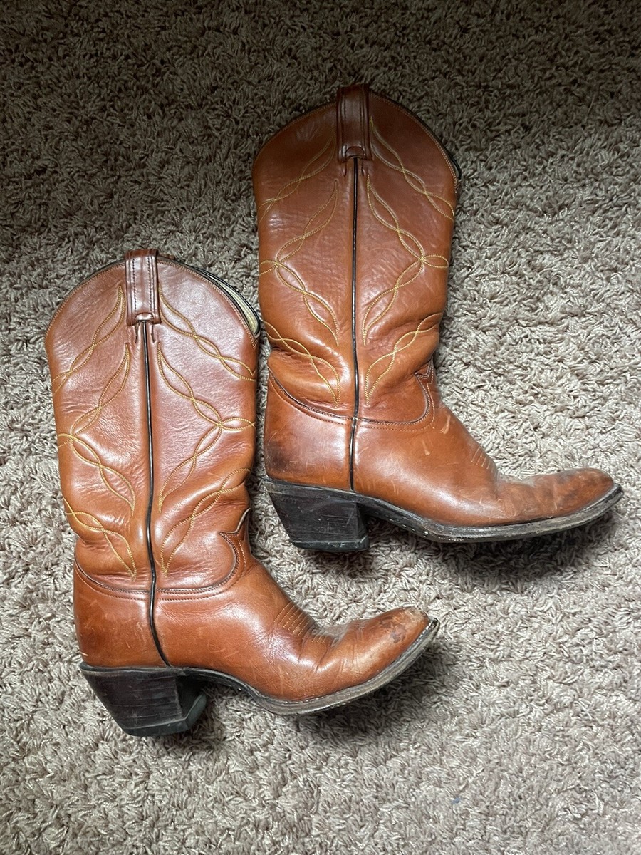 靴 1970s Tony Lama Western Boot Size 7 1970s Tony Lama Western Boot Size 7