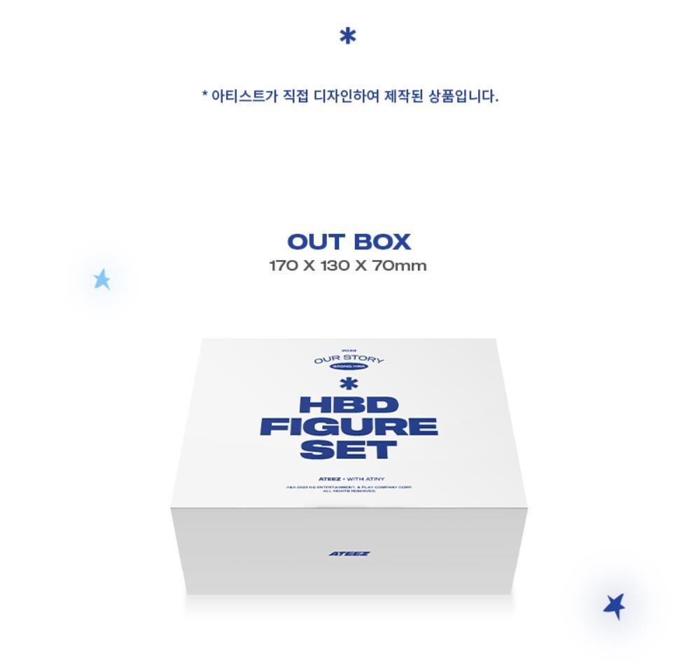 SEONG HWA SEONGHWA ATEEZ OFFICIAL MD GOODS OUR STORY HBD FIGURE