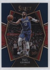 2021-22 Panini Select Premier Level Blue Prizm Paul George #129 16wc