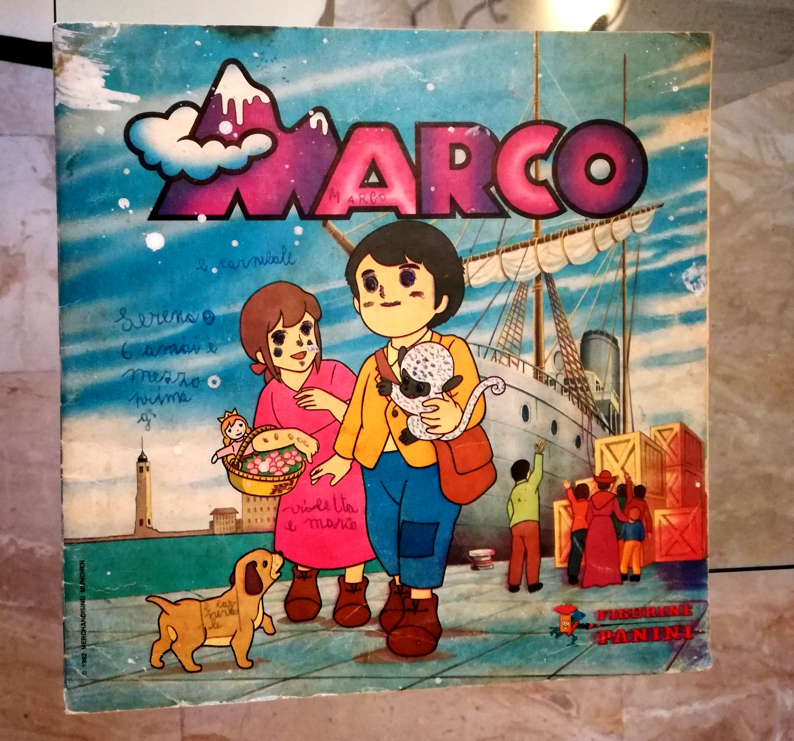 Album figurine Panini 1982 - MARCO DAGLI APPENNINI ALLE ANDE