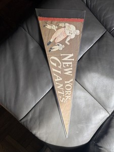 New York Giants 1940s Vintage Felt Pennant