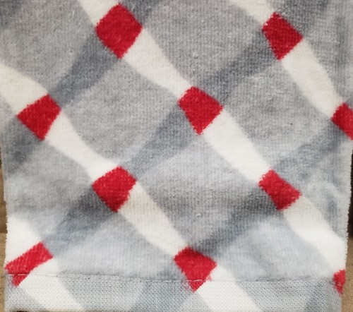 1 (ein) Küche Bedruckt Frotteetuch (16"x26") ROT WEISS GRAU KORBGEWEBE, EH - Bild 4 von 9