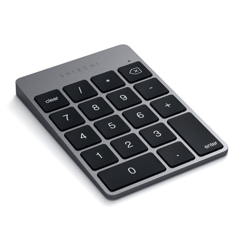 Slim Aluminum Bluetooth Wireless Keypad 18-Key Numpad Keyboard Extension – fo... - Picture 2 of 9