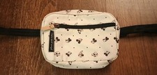 Petunia Pickle Bottom Disney Mickey Mouse Belt Bag Purse Ivory 6  H x 8  W x 2  D