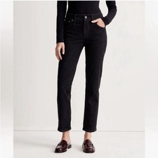 Madewell Mid-Rise Perfect Vintage Jean Black Wash, Size 26