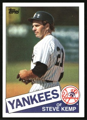 1985 Topps #120 Steve Kemp New York Yankees Free Shipping *L13*