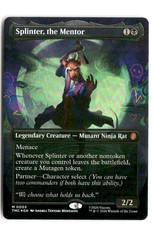 Splinter, the Mentor Borderless FOIL Commander Teenage Mutant Ninja Turtles