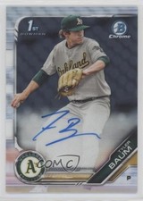2019 Bowman Draft Chrome Draft Pick Auto Tyler Baum #CDA-TB Auto 2p7
