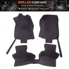 For 2019 2020 2021 Ford Mustang Car Floor Mats Liners Set Leather All Surround For 2019 2020 2021 Ford Mustang Car Floor Mats Liners Set Leather All Surround