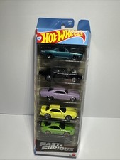 Hot Wheels Fast  Furious 5 Pack Gift Set Lot 1/64 Scale Diecast New In Box