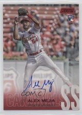 2018 Topps Stadium Club Auto Red Foil /50 Alex Mejia #SCA-AME Auto 2f9