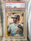 1987 Topps Tiffany Ken Griffey Sr #711 Psa 10. Braves.  Reds. Pop 23