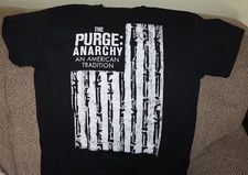 Men's Black The Purge: Anarchy American Tradition T-Shirt Size M