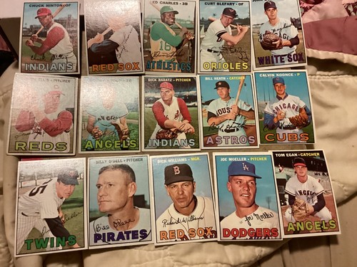 Lot (109) 1967 Topps Baseball Starter Set - Most EX to NM - All Cards Pictured - Picture 4 of 9
