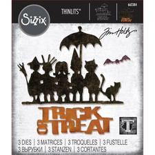 Tim Holtz TRICK OR TREAT Halloween Sizzix Thi...