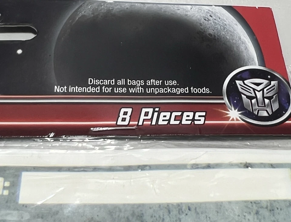 Paquete de 8 bolsas de botín de fiesta de cumpleaños Transformers Foto 3 de 4