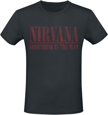 Nirvana T-Shirt Herren Something In The Way schwarz