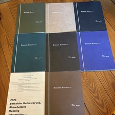 Warren Buffett Berkshire Hathaway 7 Annual Reports: 2017, 2020-21-22-23-24&ndash;25